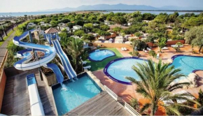 Mobil-home 5 personnes dans camping Mar Estang 4 étoiles avec accès à la plage